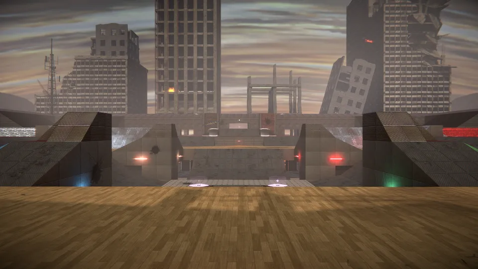 A view within the Mosh Pit arena that was visually updated