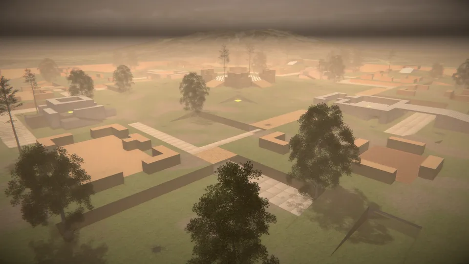 An overview of the remastered arena Hills of Glory
