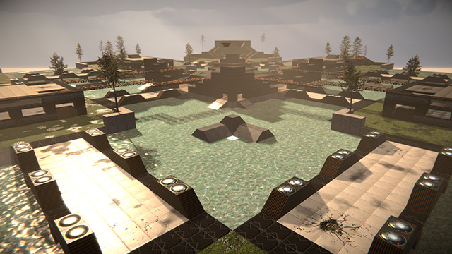 Overview of the Islands arena - Rezarus gameplay