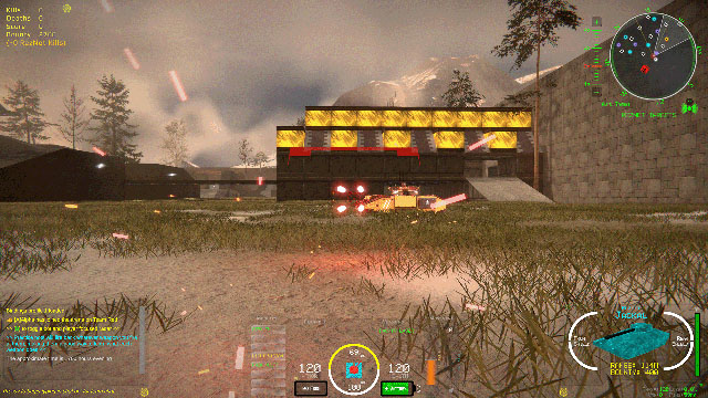 Rezarus practice arena - battling a moving RezNet bot in the Maulgrounds practice arena