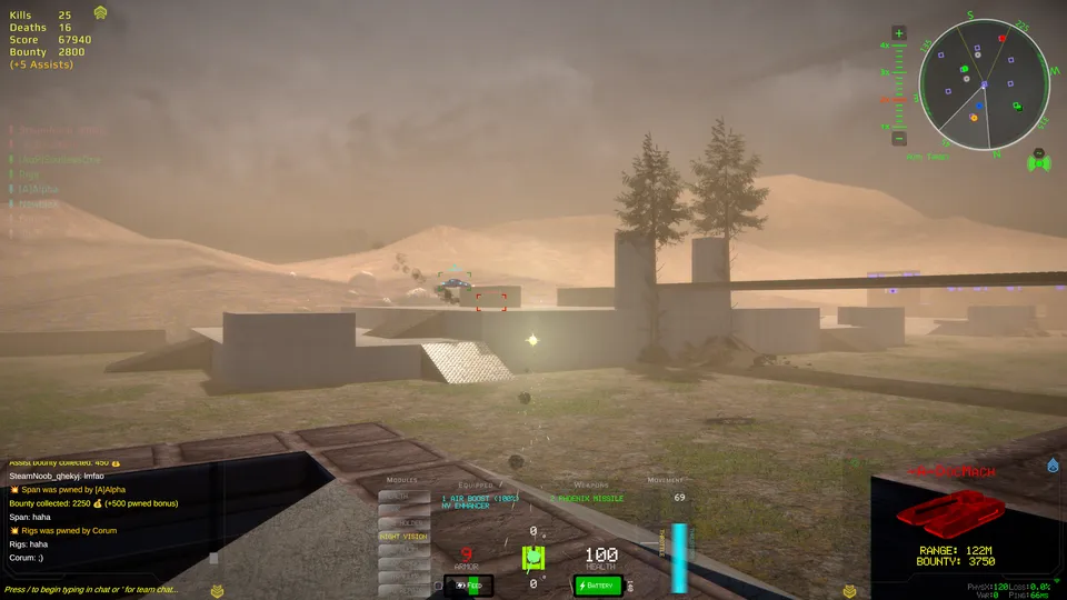 Attempting To Snipe In Phoenix Wars Arena Strife — Rezarus Gameplay Screenshot