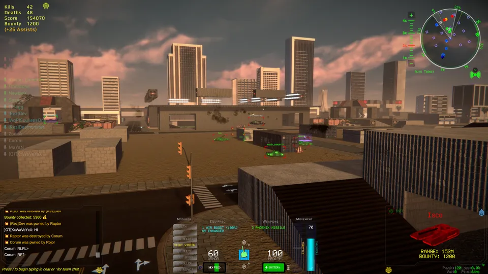 Battle In Phoenix Wars Arena Downtown — Rezarus Gameplay Screenshot