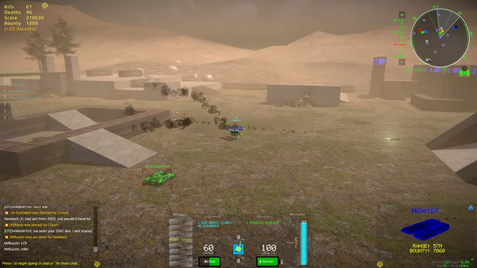 Damaged And Vulnerable Players In Phoenix Wars Arena Strife — Rezarus Gameplay Screenshot